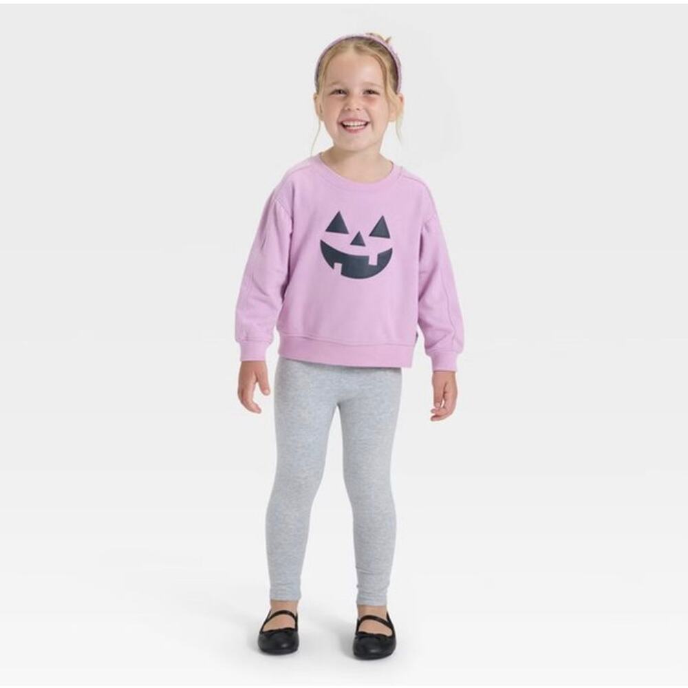 Cat & Jack Halloween Pumpkin Sweatshirt